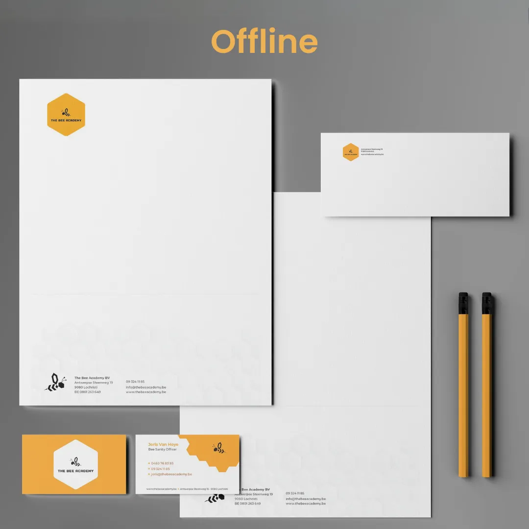 Offline Branding The Bee Academy