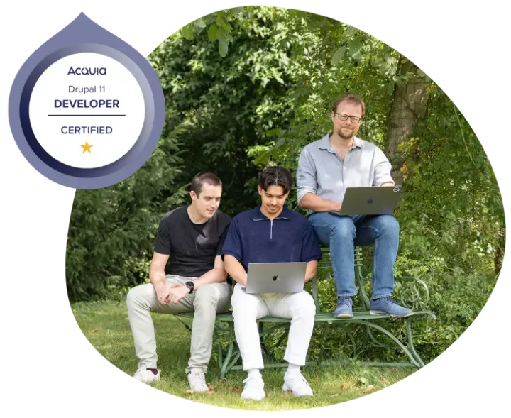 Drupal 11-website op verschillende schermen