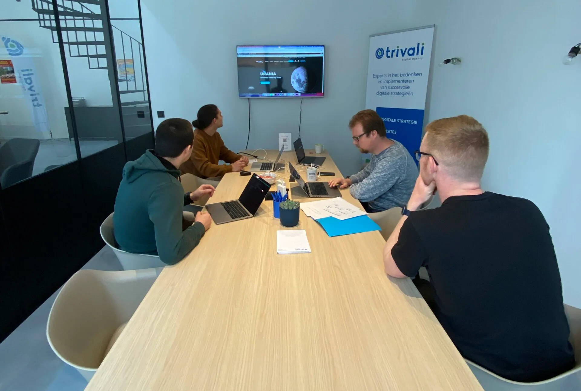 Trivali team meeting