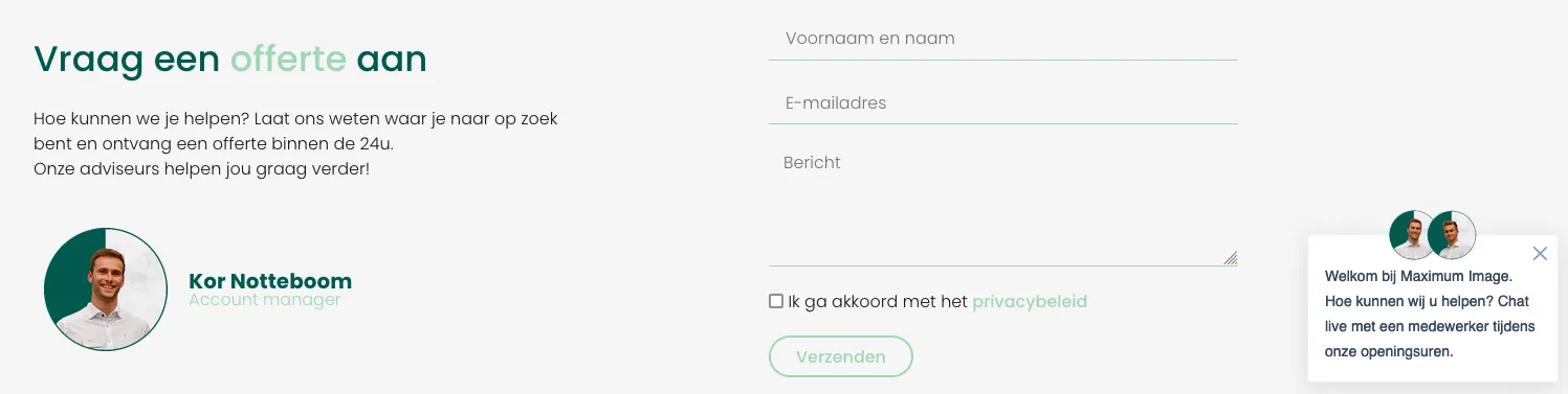 maximum image offerte