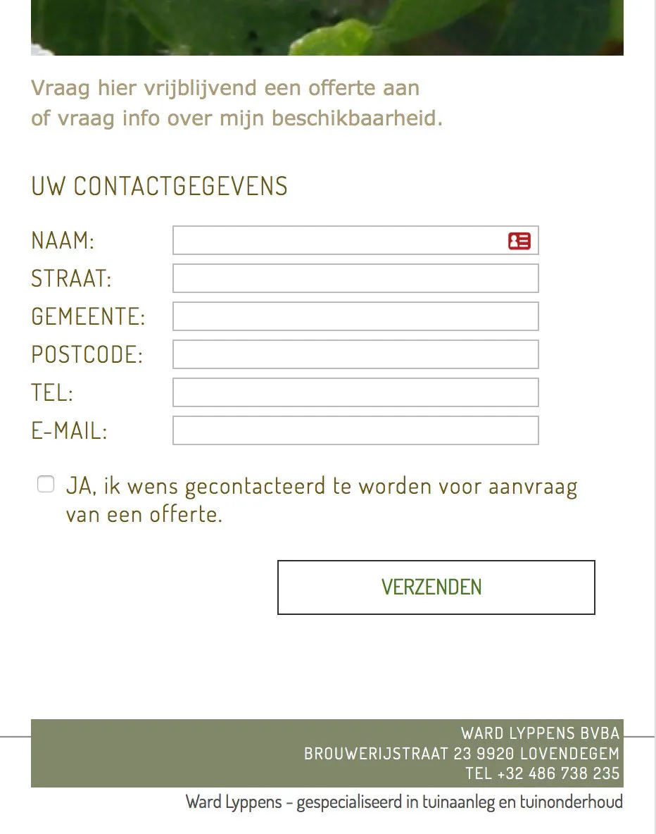 Responsive website